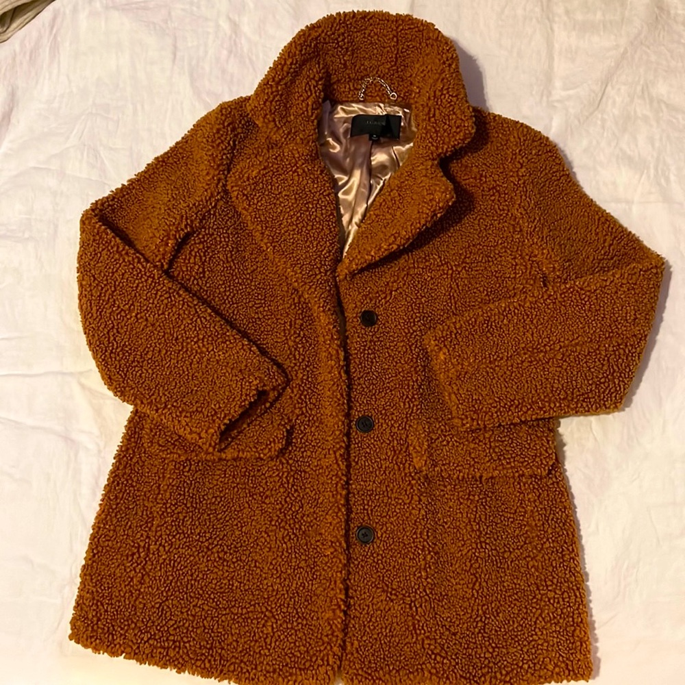 J Crew Teddy Coat